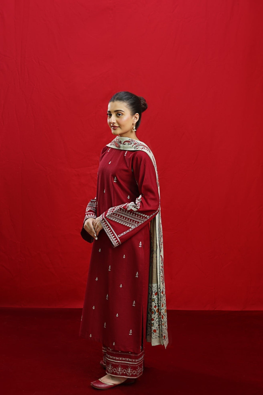 Mauve Glamour Dhanak