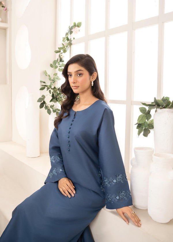 Ocean Breeze – Embroidery 2 Piece Linen