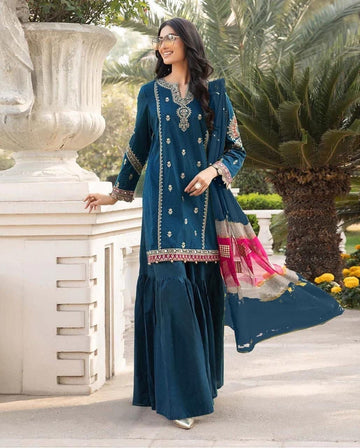 Mirea – Embroidery 3 Piece Dhanak
