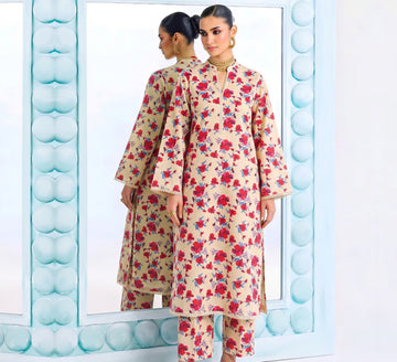 Floral Digital Print Premium Lawn 2-Piece – Summer Unstitched