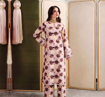 Blush Petal - 2 Piece Print Unstitched