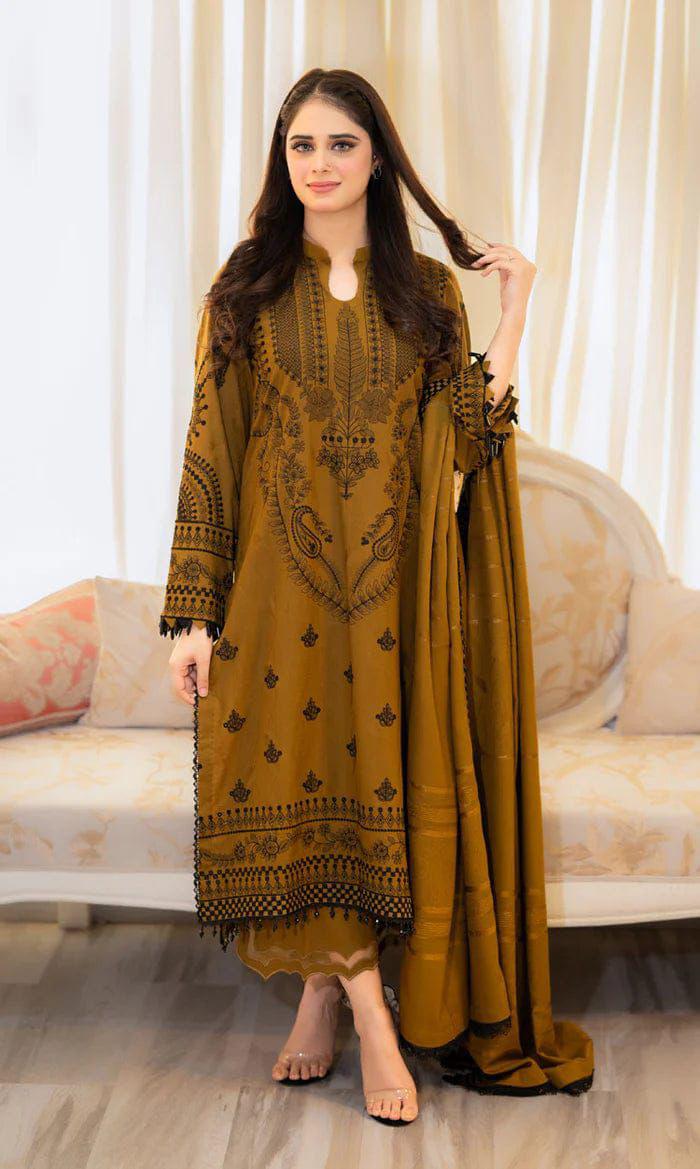Mirea – Embroidery 3 Piece Dhanak