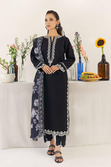 Embroidery 3 Piece Dhanak – Velvet Grace