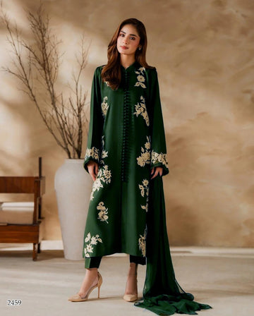 Gulbahaar – Embroidery 2 Piece Dhanak