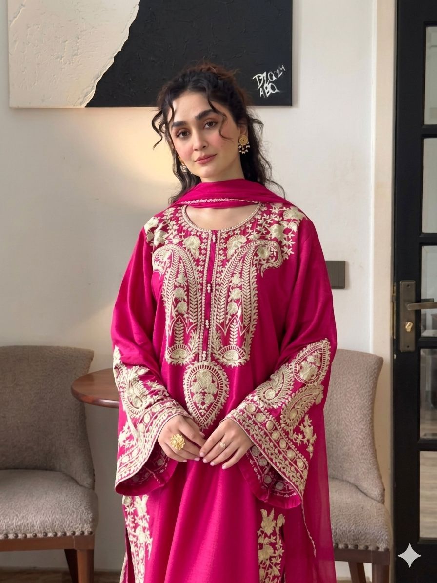 Pastel Posh – Embroidery 3 Piece