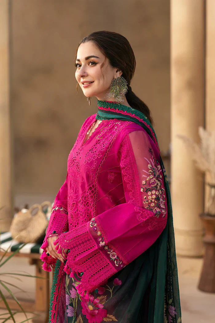 Pink Perfection – Embroidered 3 Piece